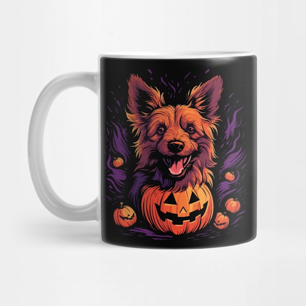 Australian Terrier Halloween by JH Mart